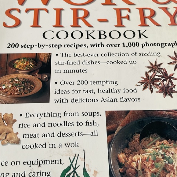 GUC~The Complete 256 Page Wok & Stir~Fry Softcover Cookbook - Picture 2 of 4